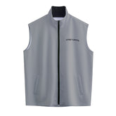 All-Over Print Men's Stand-up Collar Vest